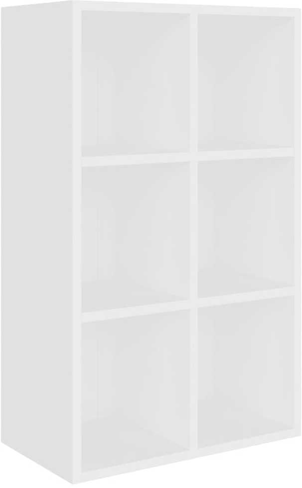Knygų/šoninė spintelė, baltos spalvos, 66x30x98 cm, MDP