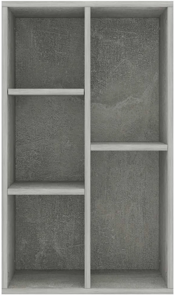 Knygų/šoninė spintelė, betono, 50x25x80cm, apdirbta mediena