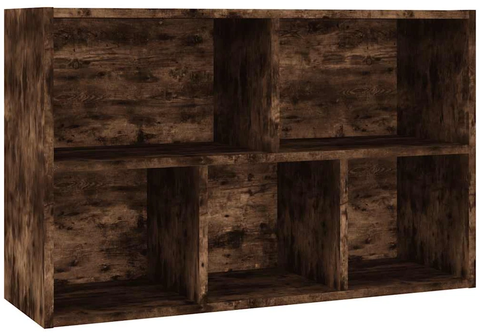 Knygų/šoninė spintelė, dūminio ąžuolo, 50x25x80cm, mediena