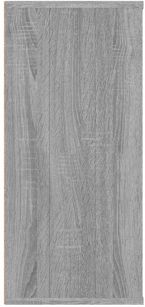 Knygų/šoninė spintelė, pilka ąžuolo, 66x30x98cm, mediena