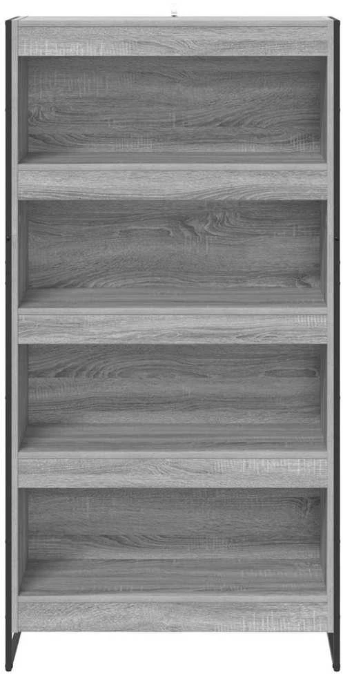 Knygų spinta 80 x 30 x 155 cm Apdirbta mediena Pilkas Sonoma