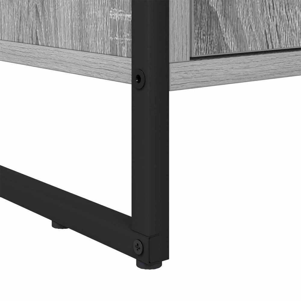 Knygų spinta 99,5 x 30 x 108 cm Apdirbta mediena Pilkas Sonoma
