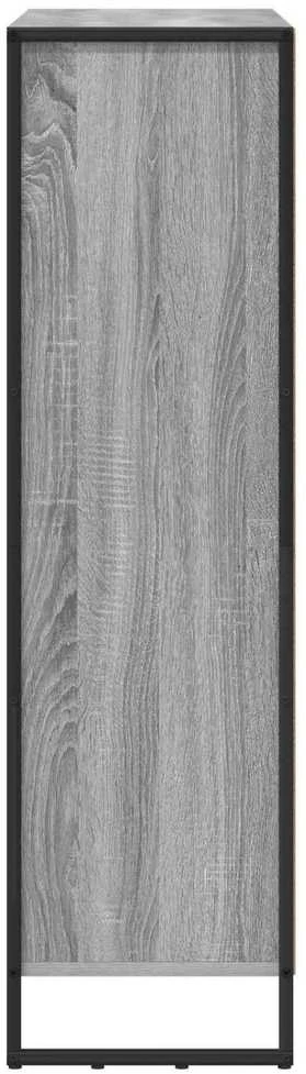 Knygų spinta 99,5 x 30 x 108 cm Apdirbta mediena Pilkas Sonoma