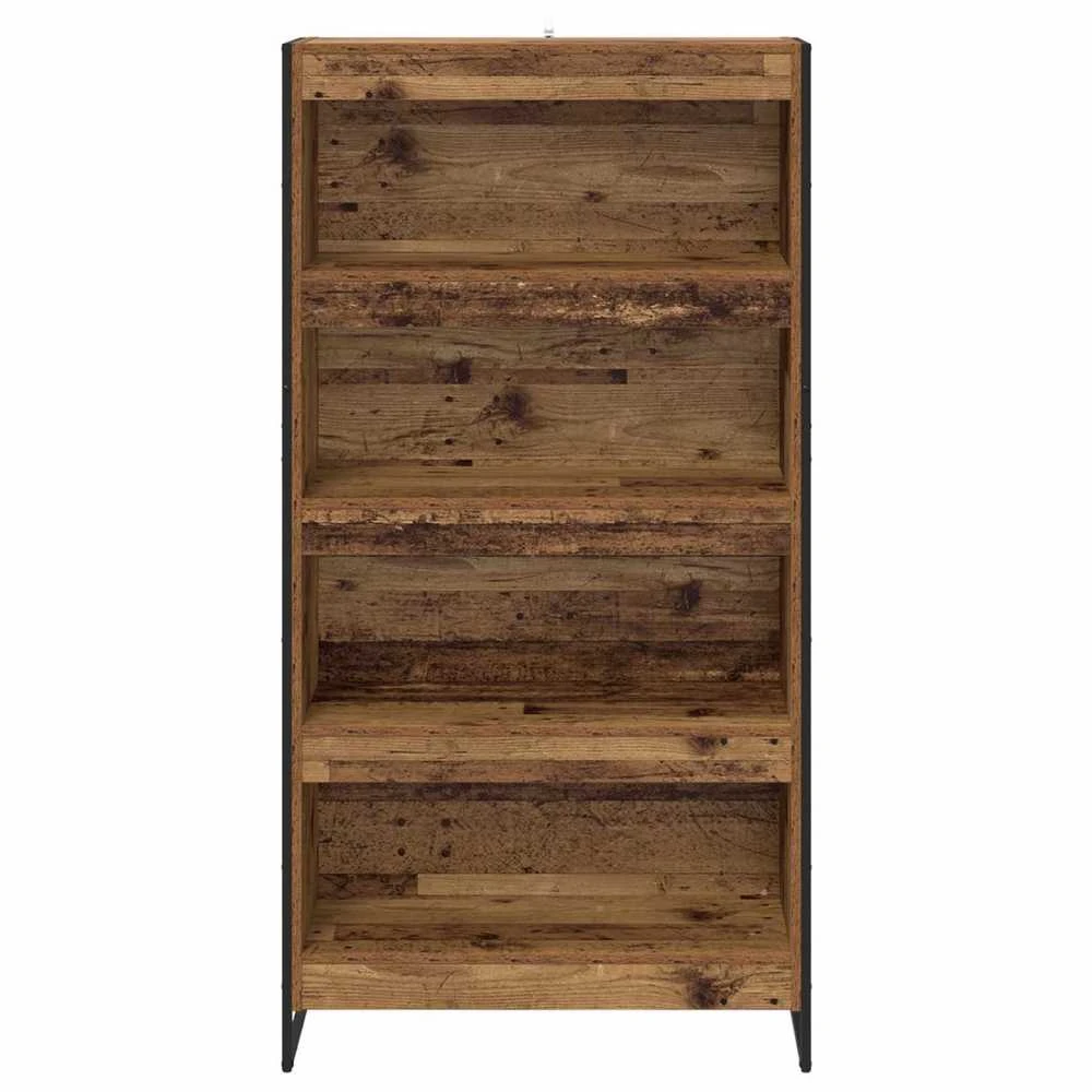Knygų spinta 80 x 30 x 155 cm Apdirbta mediena Senovinis medis