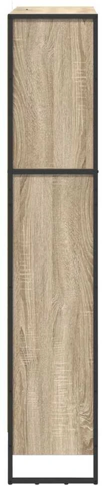 Knygų spinta 80 x 30 x 155 cm Apdirbta mediena Sonoma