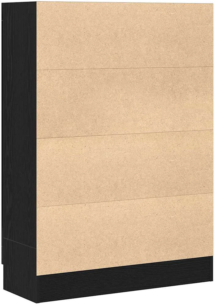 Knygų spinta 3 aukštų 82,5 x 30,5 x 115 cm Apdirbta mediena