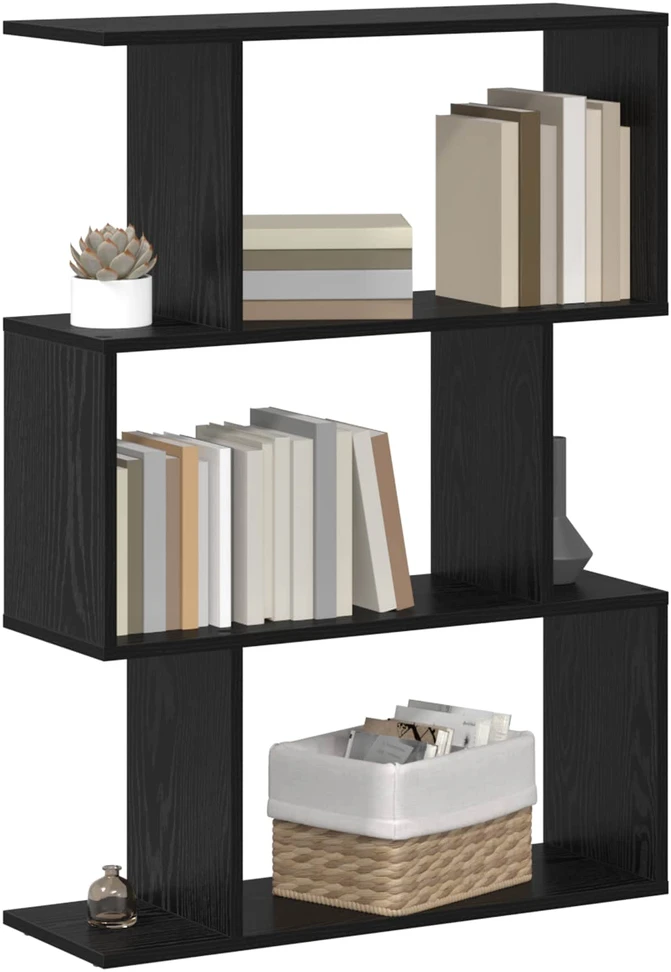 Knygų spinta 3 lygių 70 x 24 x 97 cm Apdirbta mediena
