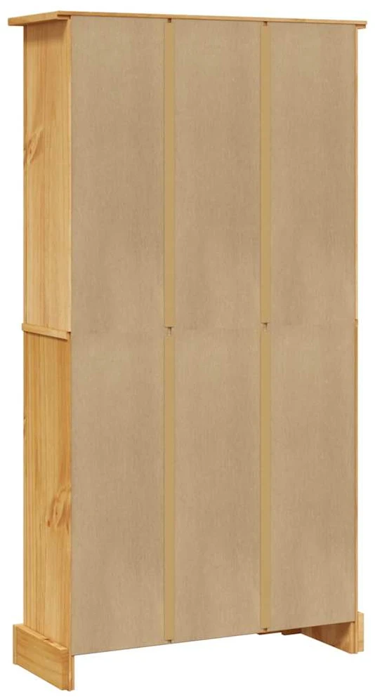 Knygų spinta, 4 lentynos, meks. pušis, Corona st. 80x29x150 cm