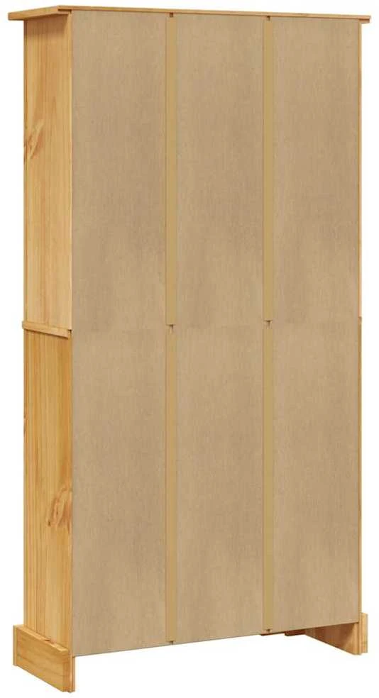 Knygų spinta, 4 lentynos, meks. pušis, Corona st. 80x29x150 cm