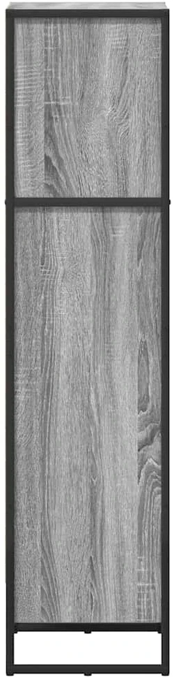 Knygų spinta 40 x 30 x 121 cm Apdirbta mediena Pilkas Sonoma