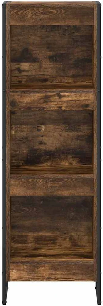 Knygų spinta 40 x 30 x 121 cm Apdirbta mediena Dūminis ąžuolas