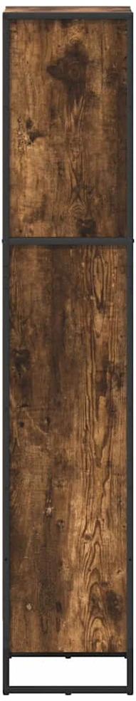 Knygų spinta 40 x 30 x 155 cm Apdirbta mediena Dūminis ąžuolas