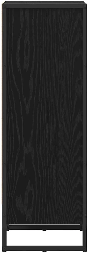 Knygų spinta 40 x 30 x 86,5 cm Apdirbta mediena Juodas ąžuolas