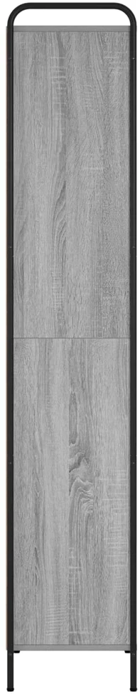Knygų spinta 55,5 x 33 x 174 cm Apdirbta mediena Pilka Sonoma