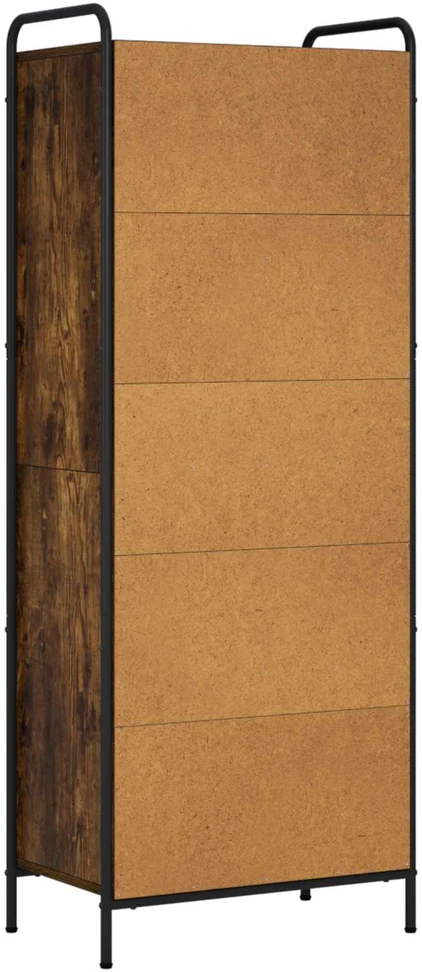 Knygų spinta 55,5 x 33 x 174 cm Apdirbta mediena Dūminio ąžuolo