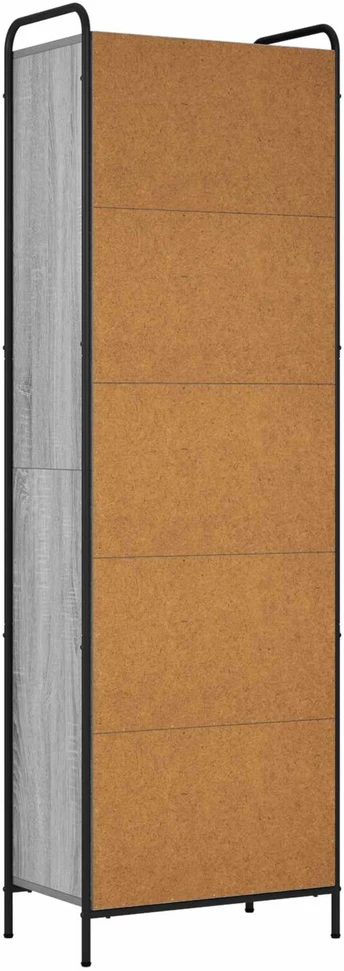 Knygų spinta 55,5 x 33 x 174 cm Apdirbta mediena Pilka Sonoma