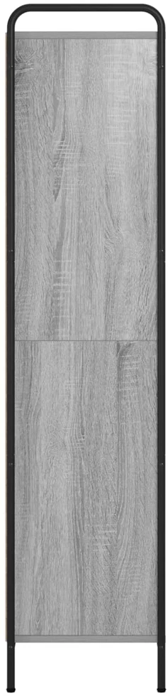 Knygų spinta 55,5 x 33 x 174 cm Apdirbta mediena Pilka Sonoma