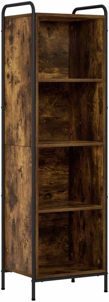 Knygų spinta 55,5 x 33 x 174 cm Apdirbta mediena Dūminio ąžuolo