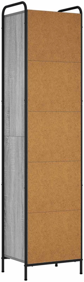 Knygų spinta 55,5 x 33 x 174 cm Apdirbta mediena Pilka Sonoma