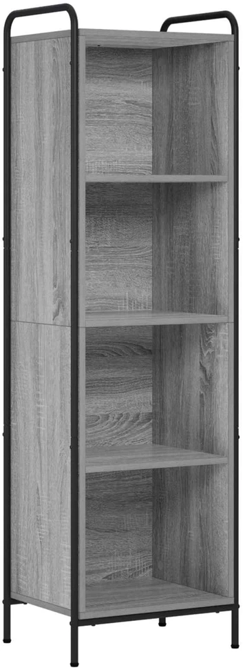 Knygų spinta 55,5 x 33 x 174 cm Apdirbta mediena Pilka Sonoma