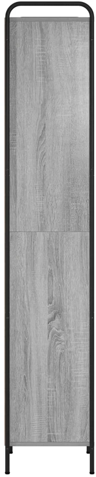 Knygų spinta 55,5 x 33 x 174 cm Apdirbta mediena Pilka Sonoma