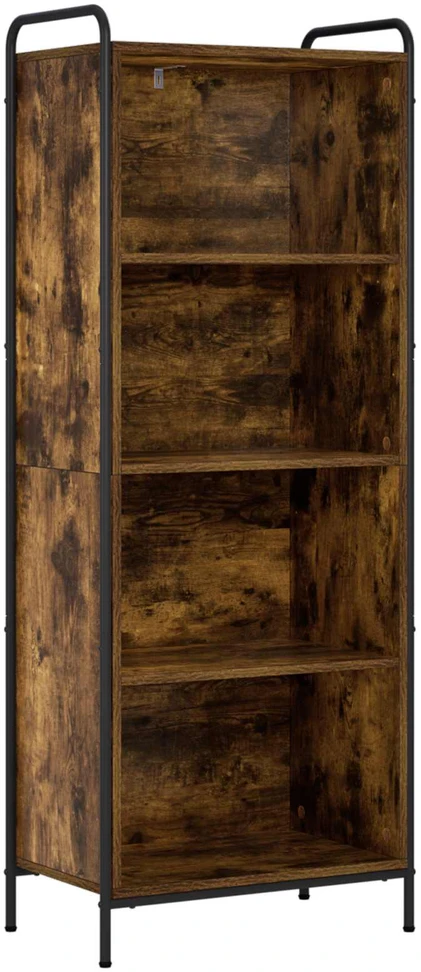 Knygų spinta 55,5 x 33 x 174 cm Apdirbta mediena Dūminio ąžuolo
