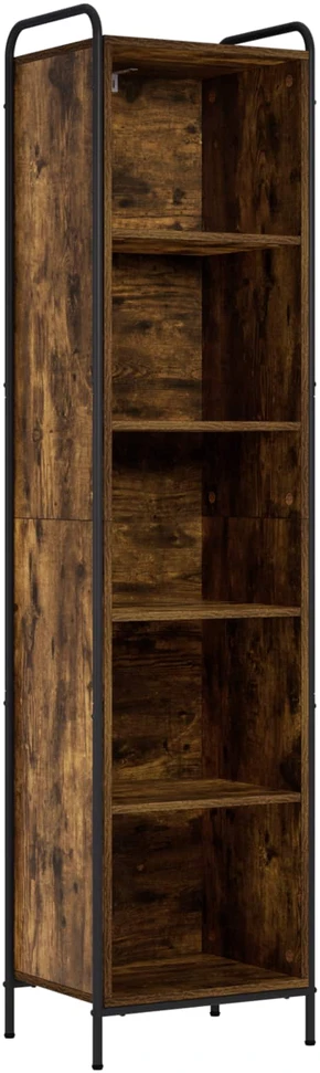 Knygų spinta 55,5 x 33 x 174 cm Apdirbta mediena Dūminio ąžuolo