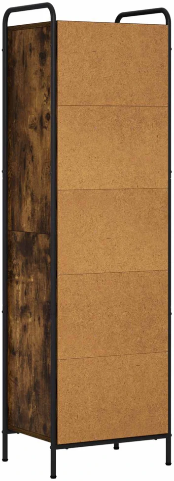 Knygų spinta 55,5 x 33 x 174 cm Apdirbta mediena Dūminio ąžuolo