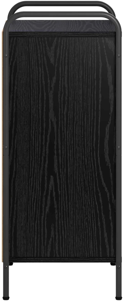 Knygų spinta 55,5 x 33 x 174 cm Apdirbta mediena Juodojo ąžuolo