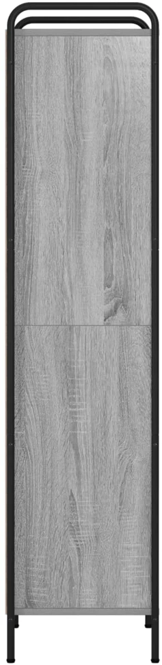 Knygų spinta 55,5 x 33 x 174 cm Apdirbta mediena Pilka Sonoma