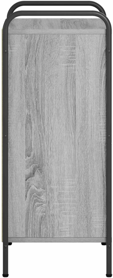 Knygų spinta 55,5 x 33 x 174 cm Apdirbta mediena Pilka Sonoma