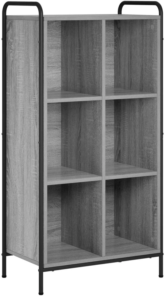 Knygų spinta 57 x 33 x 111 cm Apdirbta mediena Pilka Sonoma