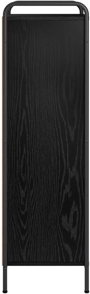 Knygų spinta 57 x 33 x 111 cm Apdirbta mediena Juodojo ąžuolo