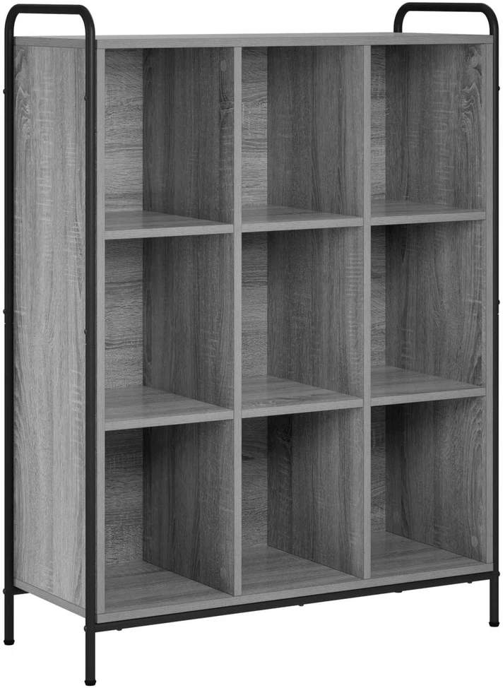 Knygų spinta 57 x 33 x 111 cm Apdirbta mediena Pilka Sonoma