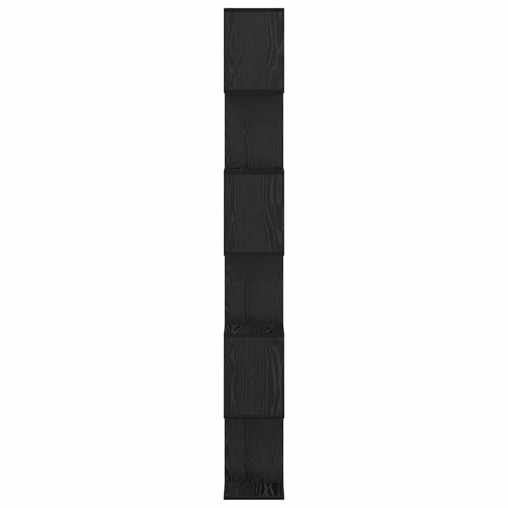 Knygų spinta 6 aukštų 70 x 24 x 193,5 cm Apdirbta mediena