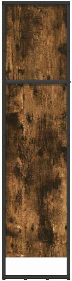 Knygų spinta 60 x 30 x 121 cm Apdirbta mediena Dūminis ąžuolas
