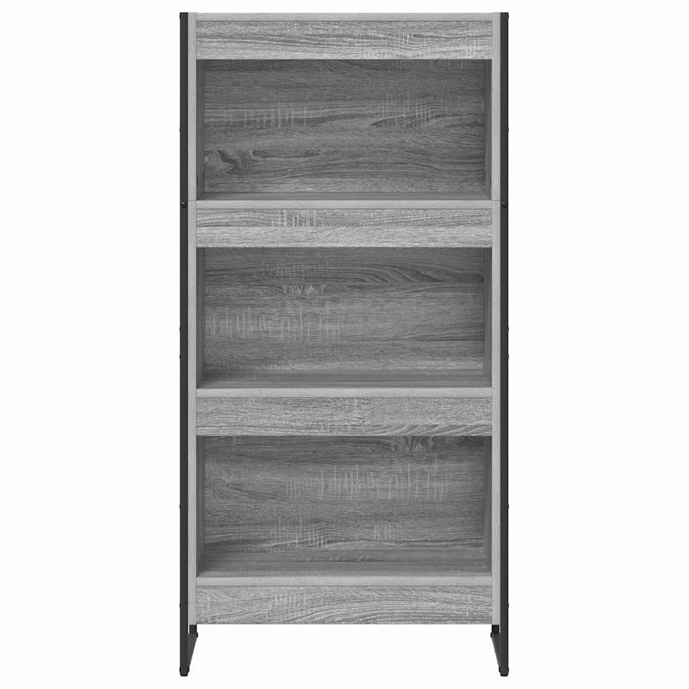 Knygų spinta 60 x 30 x 121 cm Apdirbta mediena Pilkas Sonoma