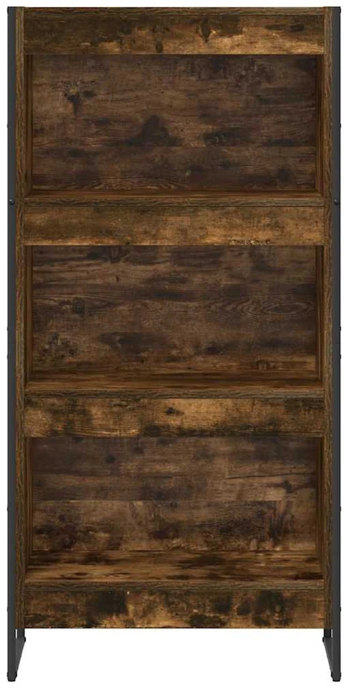 Knygų spinta 60 x 30 x 121 cm Apdirbta mediena Dūminis ąžuolas