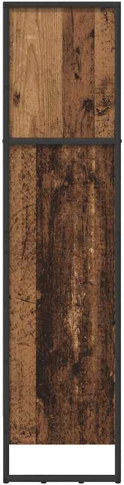 Knygų spinta 60 x 30 x 121 cm Apdirbta mediena Senovinis medis