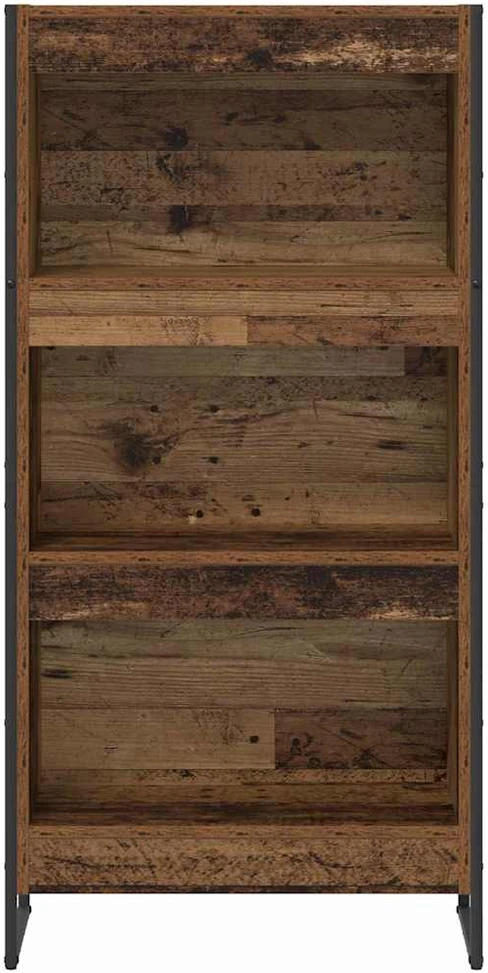 Knygų spinta 60 x 30 x 121 cm Apdirbta mediena Senovinis medis