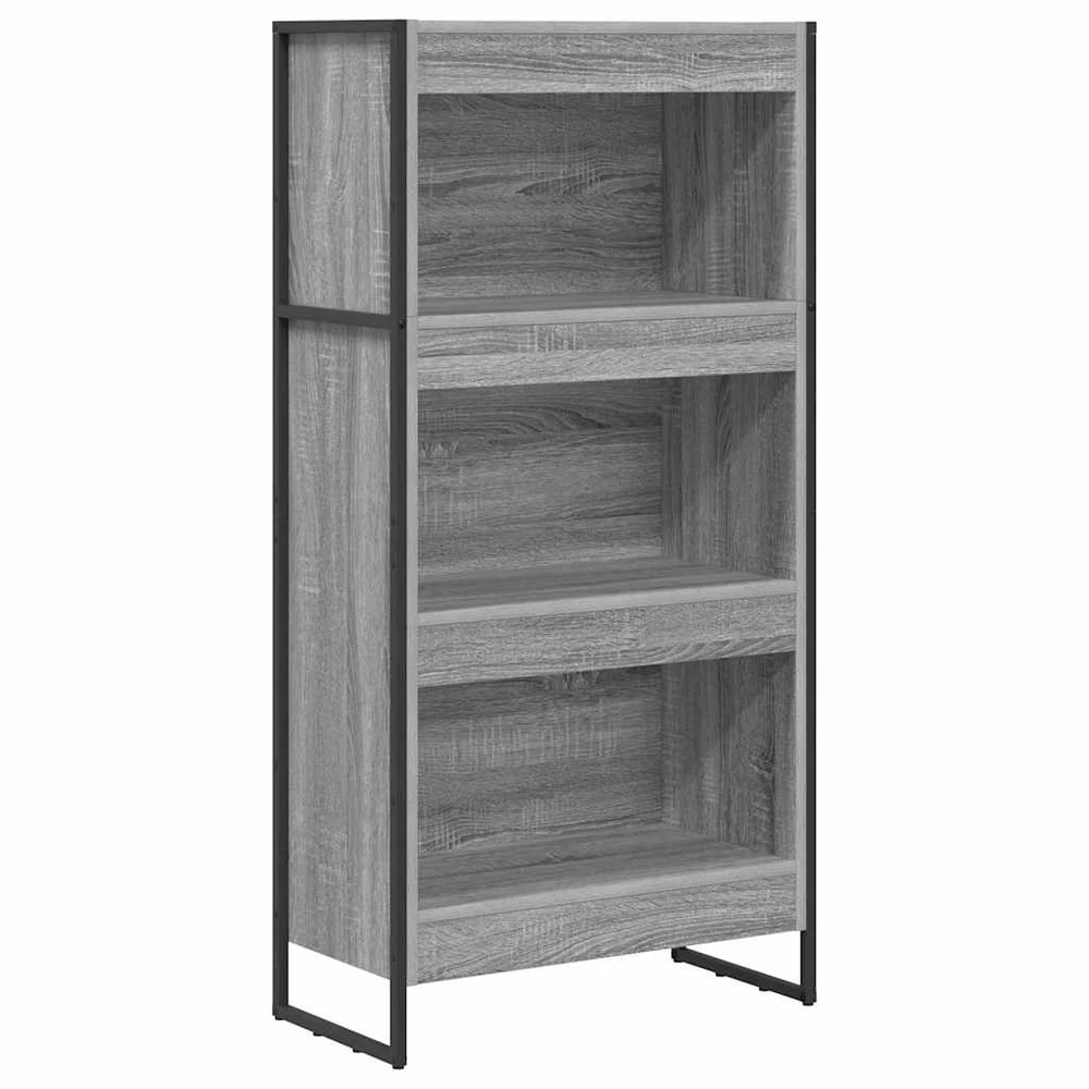 Knygų spinta 60 x 30 x 121 cm Apdirbta mediena Pilkas Sonoma