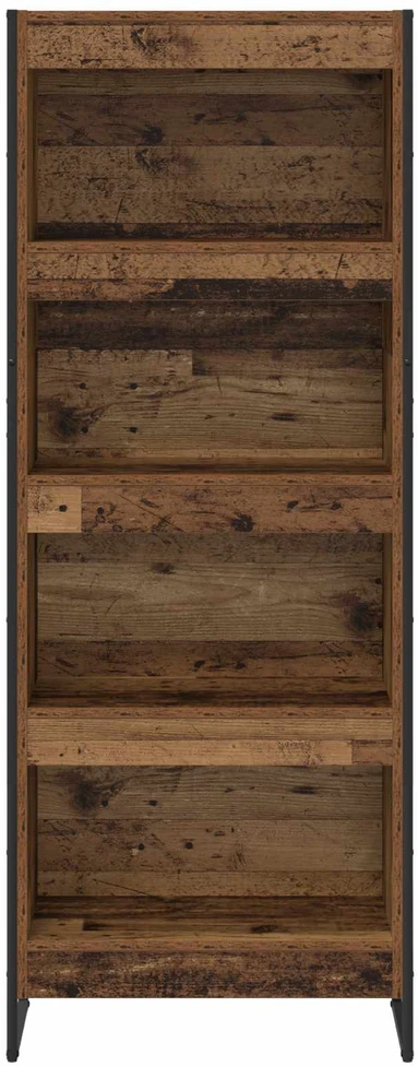 Knygų spinta 60 x 30 x 155 cm Apdirbta mediena Senovinis medis