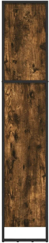 Knygų spinta 60 x 30 x 155 cm Apdirbta mediena Dūminis ąžuolas