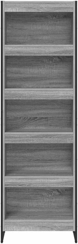 Knygų spinta 60 x 30 x 189,5 cm Apdirbta mediena Pilkas Sonoma