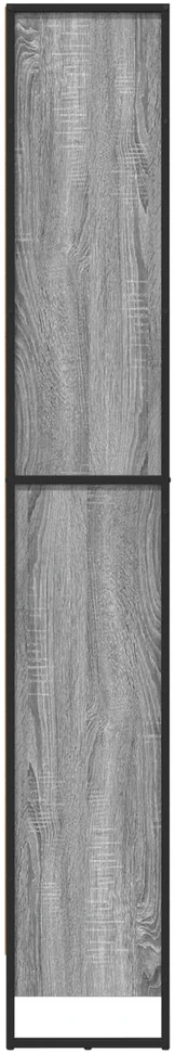 Knygų spinta 60 x 30 x 189,5 cm Apdirbta mediena Pilkas Sonoma