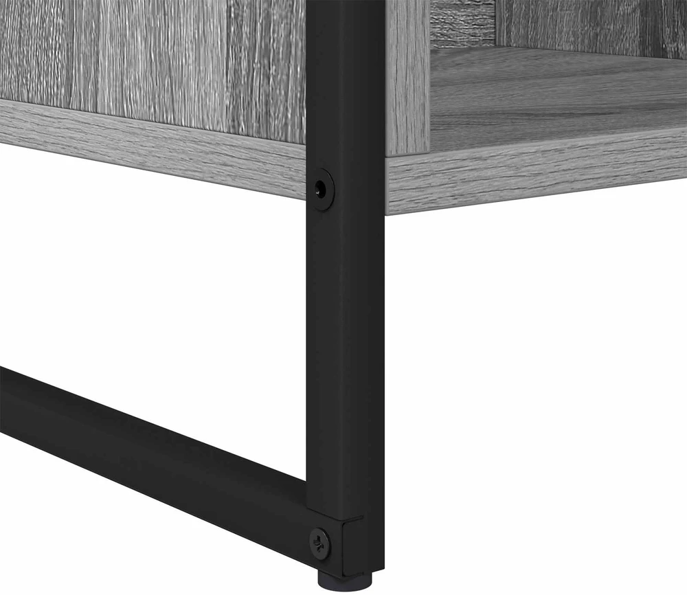 Knygų spinta 68 x 30 x 108.5 cm Apdirbta mediena Pilkas Sonoma
