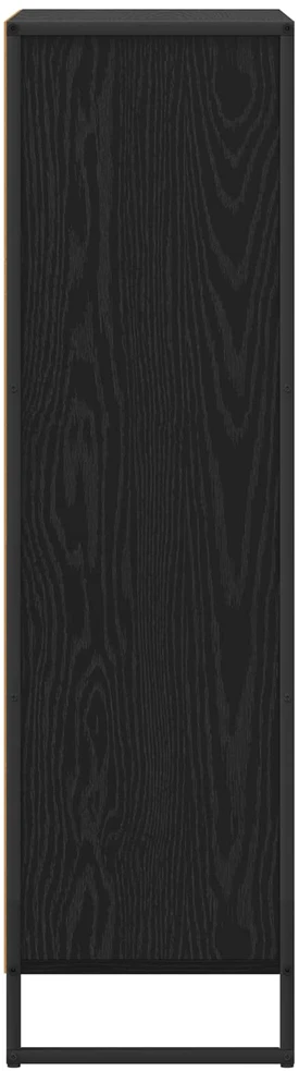 Knygų spinta 68 x 30 x 108.5 cm Apdirbta mediena Juodas ąžuolas