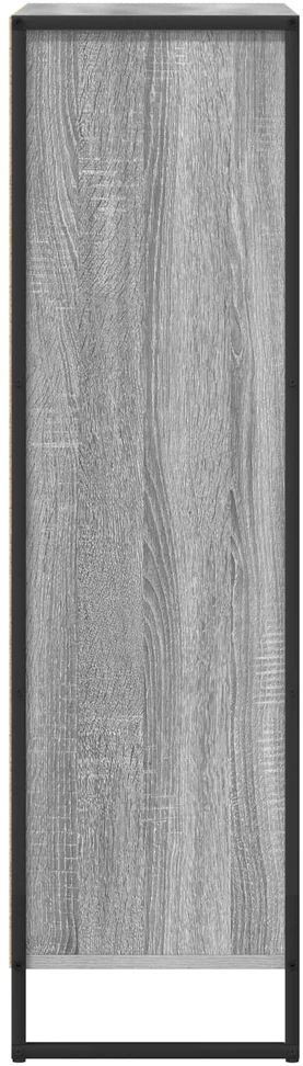 Knygų spinta 68 x 30 x 108.5 cm Apdirbta mediena Pilkas Sonoma