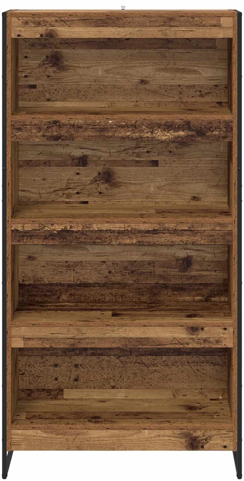 Knygų spinta 80 x 30 x 155 cm Apdirbta mediena Senovinis medis