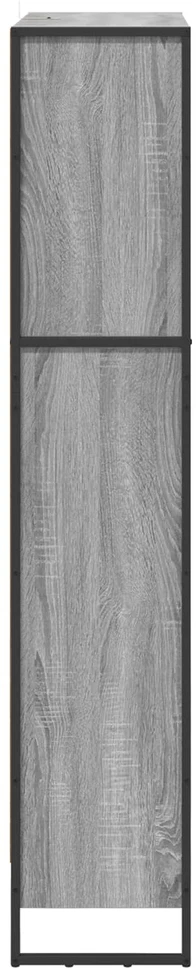 Knygų spinta 80 x 30 x 155 cm Apdirbta mediena Pilkas Sonoma